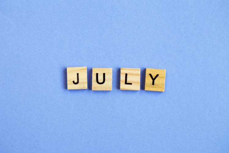 Calendario del contribuyente del mes de julio de 2025