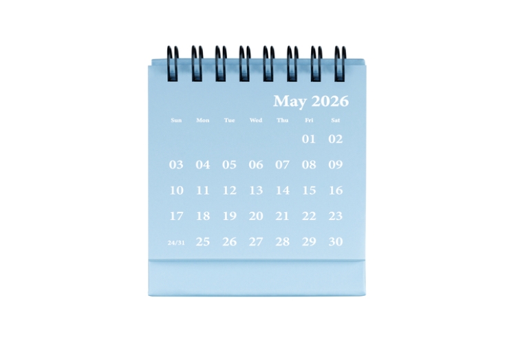 Calendario del contribuyente del mes de mayo de 2026