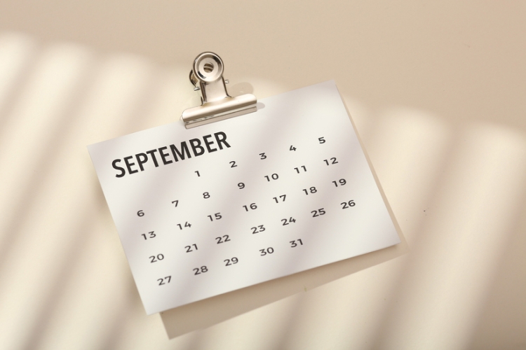 Calendario del contribuyente de septiembre de 2026