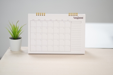 Calendario del contribuyente del mes de agosto de 2026
