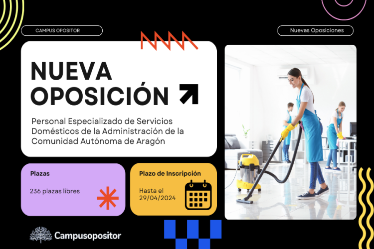 Convocatoria 2024: 236 Plazas para Personal Especializado de Servicios Domésticos en Aragón