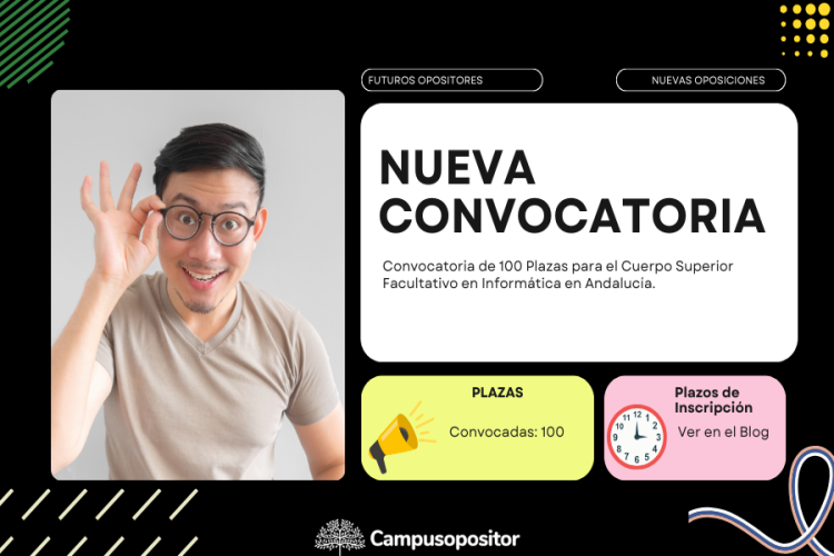 Andalucía convoca 100 plazas para el Cuerpo Superior Facultativo en la opción Informática