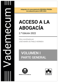 Vademecum Acceso a la abogacía. Volumen I. Parte general