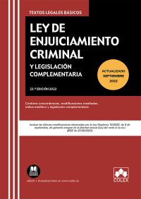 Ley de Enjuiciamiento Criminal y legislación complementaria