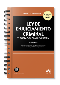 (DESCATALOGADO) Ley de Enjuiciamiento Criminal y legislación complementaria - ENCUADERNACIÓN CON ESPIRAL