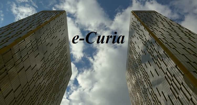 TJUE aplicación e-curia