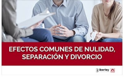 CURSO SOBRE LOS EFECTOS COMUNES A LA NULIDAD, SEPARACIÓN Y DIVORCIO