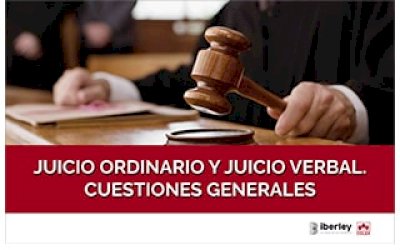 CURSO SOBRE LA REGULACIÓN BÁSICA DEL JUICIO ORDINARIO Y JUICIO VERBAL