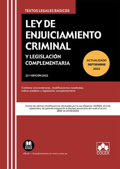 Ley de Enjuiciamiento Criminal y legislación complementaria